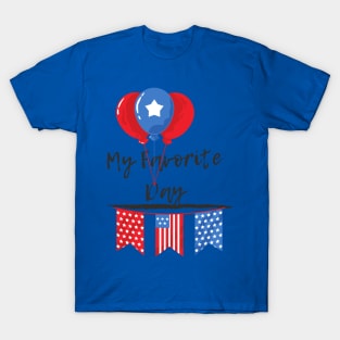 American Favorite Day- USA Independence Day T-Shirt